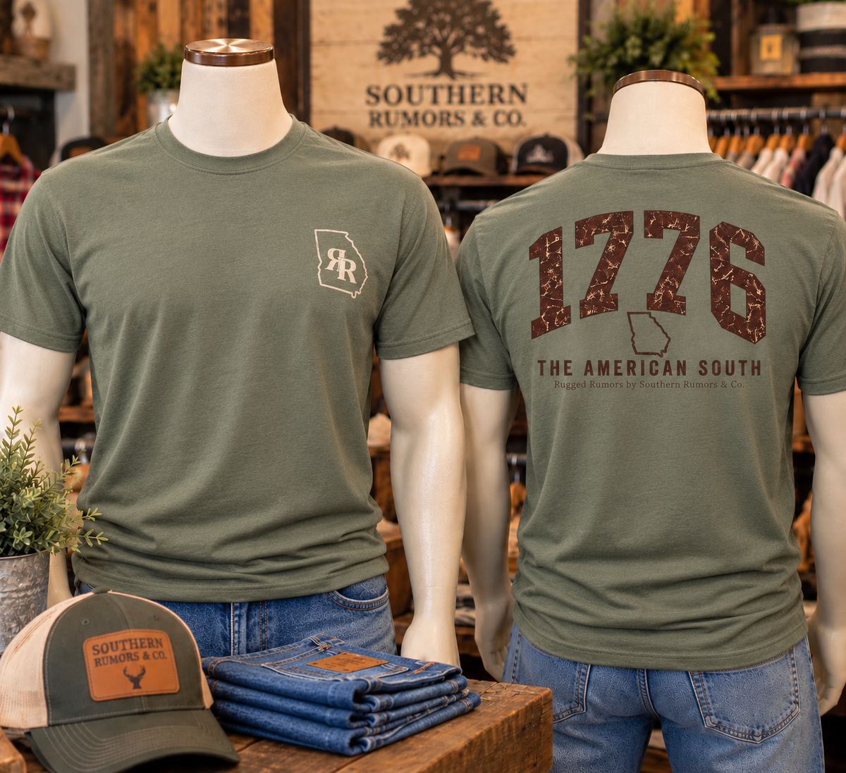 1776 The American South Georgia Graphic Tee