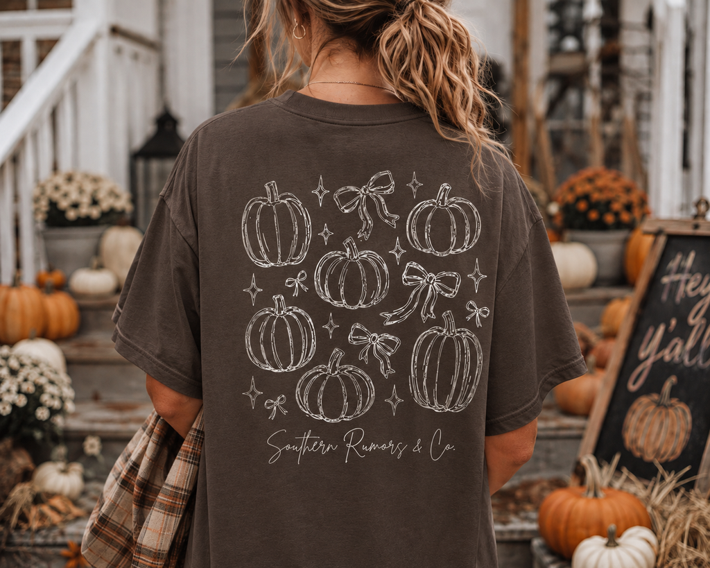 Pumpkin Sketch - Short Sleeve Tee