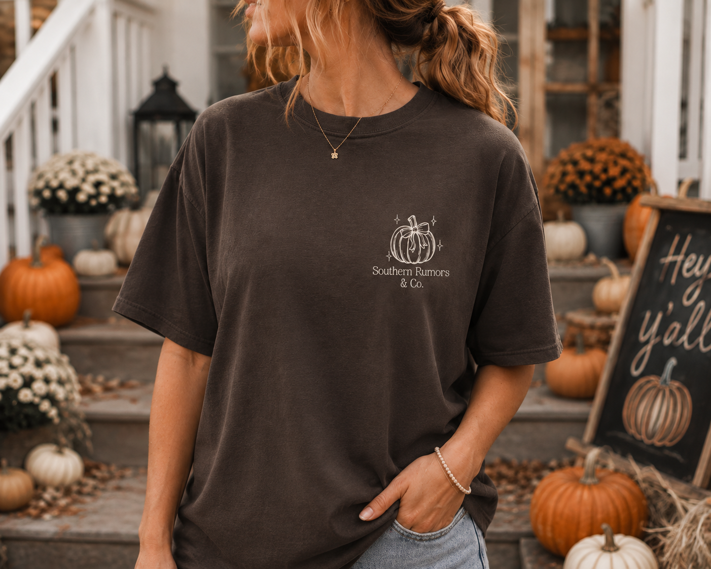 Pumpkin Sketch - Short Sleeve Tee