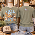 Fall Is My Favorite Season Pumpkin & Bow Graphic Tee