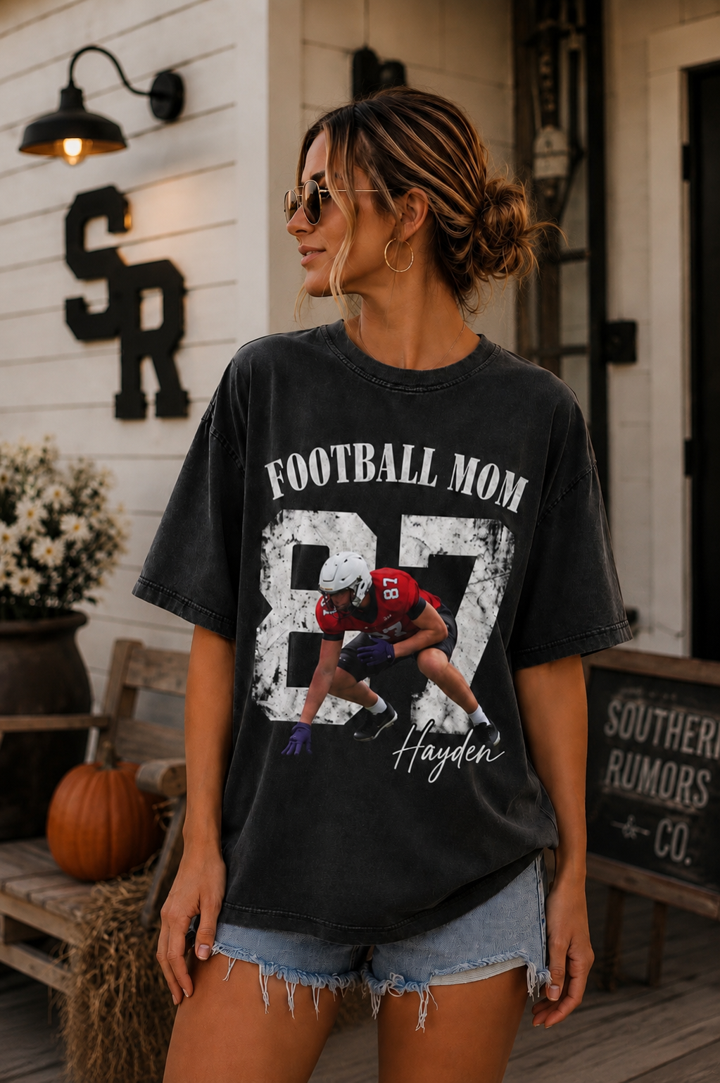 Custom Football Mom Shirt