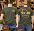 Custom ZIP Code Local Georgia Graphic Tee
