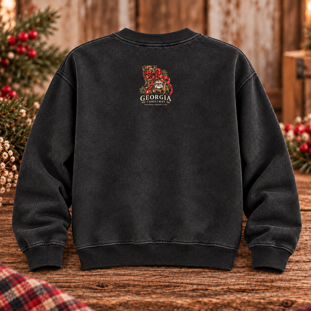 Georgia Christmas Limited Edition Crewneck & Hat Bundle
